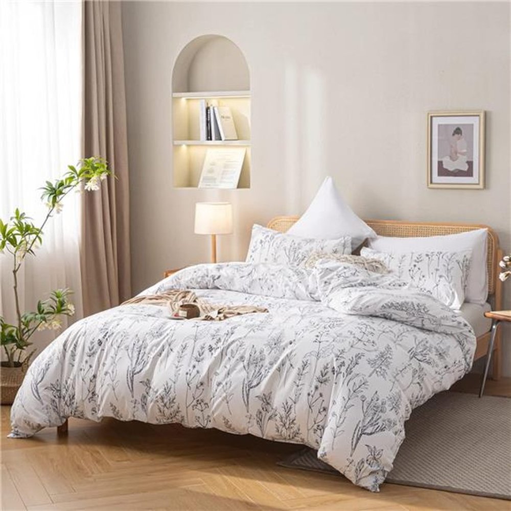 3pcs Comforter Set Queen or Full Soft Microfiber Bedding w 2 Pillow Cases - Picture 2 of 6